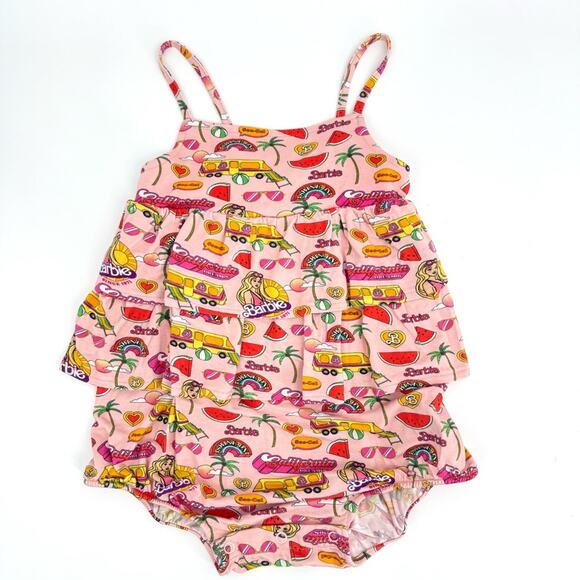 Posh Peanut x Barbie Summer Bubble Romper 2T - Picture 6 of 6